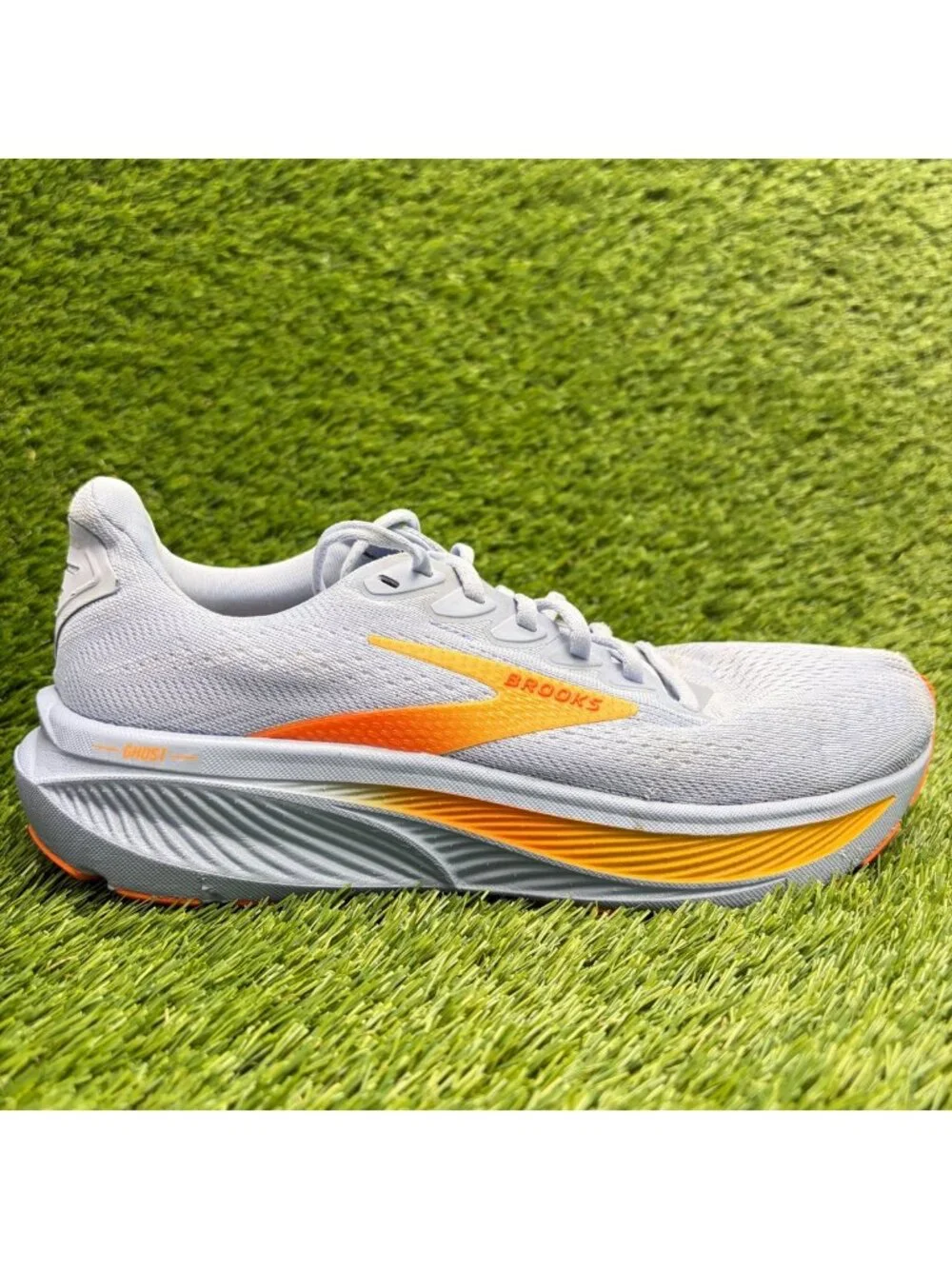 Brooks Ghost 17 Womens Size 9.5 Blue Orange Athletic Running Shoes Sneakers